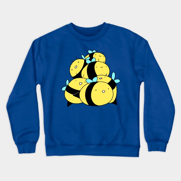 Bee Pile Crewneck Sweatshirt by saradaboru
